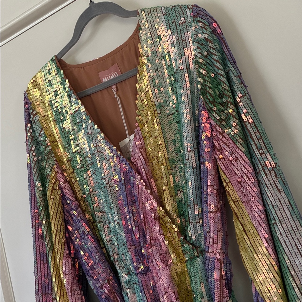 Show Me Your MuMu “Wear Me Out” Sequin Dress XL - Picture 5 of 9